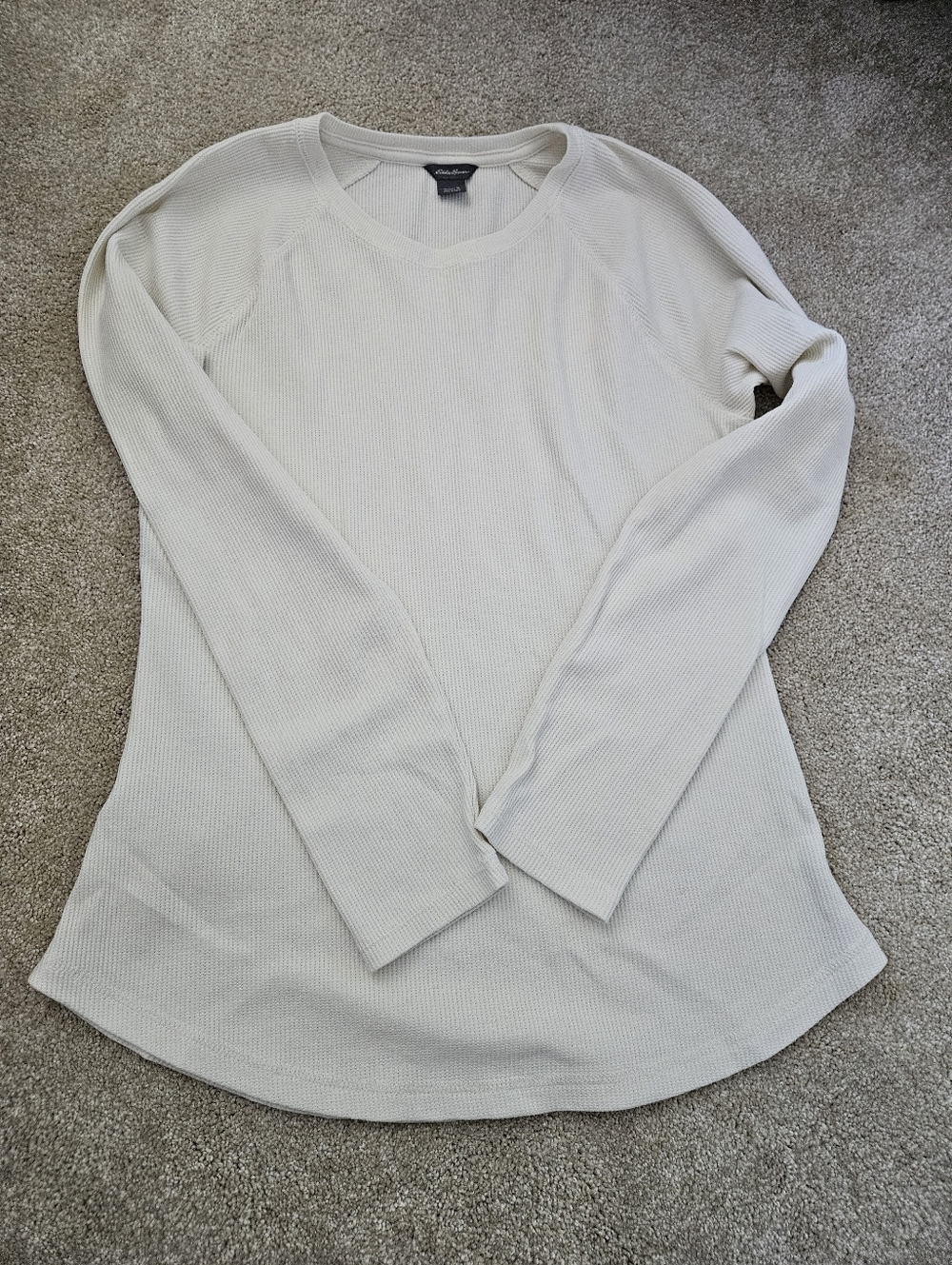 Eddie Bauer long sleeve lounge top, small